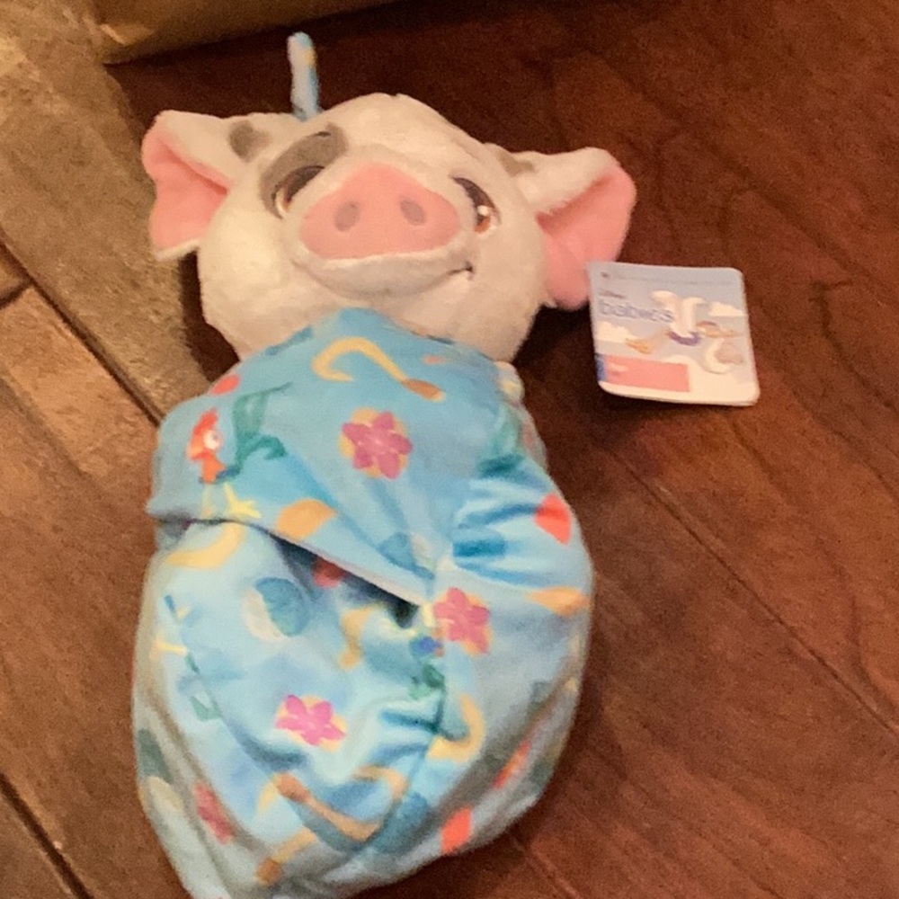 COPY - Disney Babies Pua Pig Moana Stuffed Animal, Tags Included
